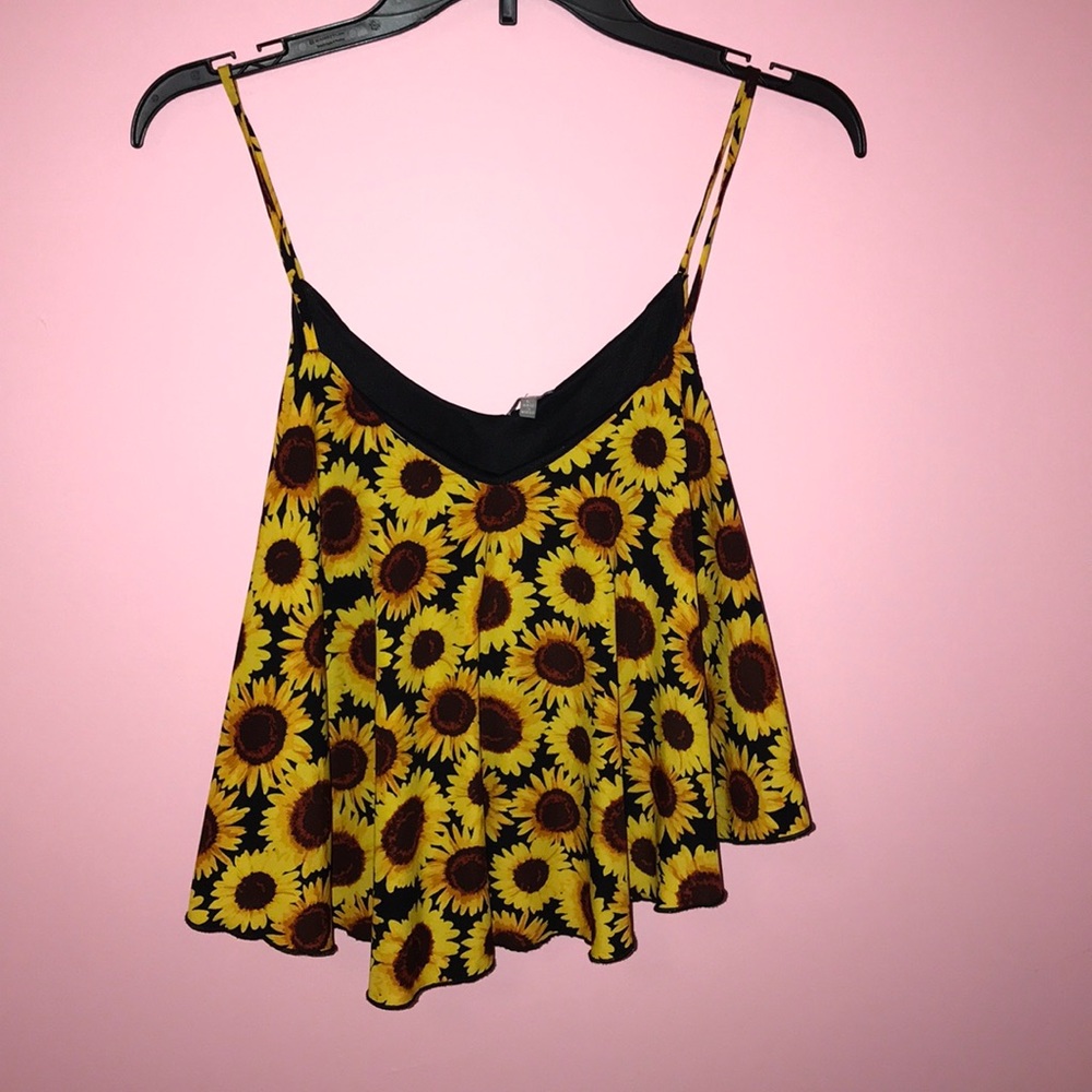 Sunflower crop top